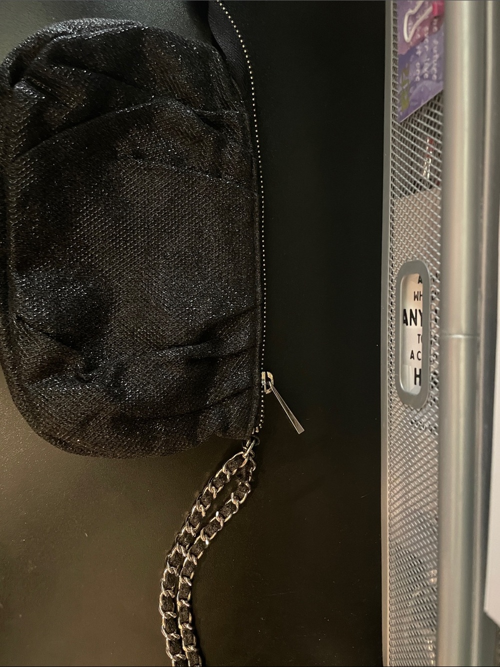 Express Black Clutch Wristlet